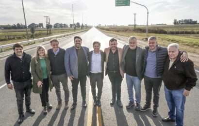 El Gobernador inauguró oficialmente la obra en la Ruta 31