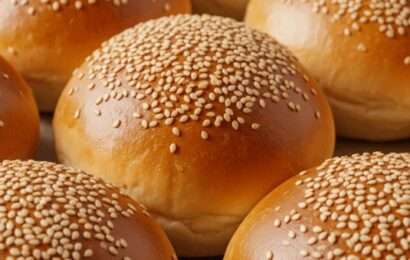 Pan de hamburguesa perfecto: sin amasar y con poca harina