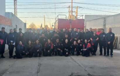 Bomberos de Rafael Obligado participó de una capacitación en General Arenales