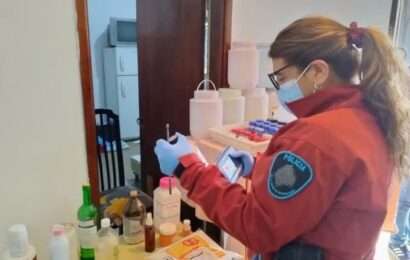 Clausuran un laboratorio clandestino en Avellaneda que producía pastillas de éxtasis 