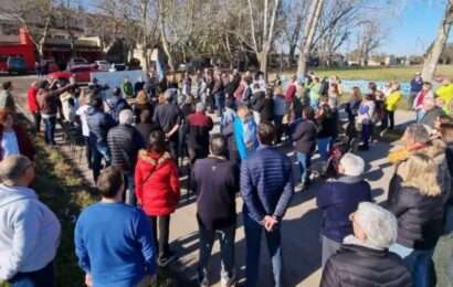 Concejales y vecinos del centro de la provincia reclamaron por obras en la ruta 3 