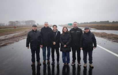 Kicillof inauguró un nuevo tramo de las obras sobre la Ruta Provincial N°11 