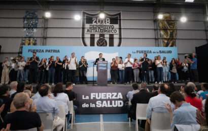 Con Axel Kicillof, Nicolás Kreplak y un mensaje de Cristina, el peronismo tuvo su acto en defensa de la salud pública 
