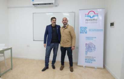 Bianco y Sanzio inauguraron una ampliación del Centro Universitario de Baradero 