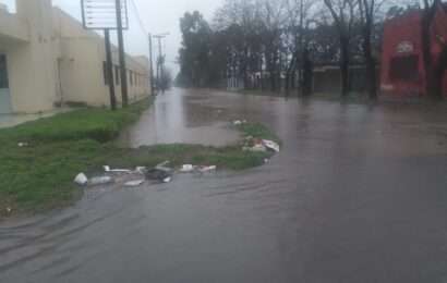 Sectores quedaron anegados en el barrio Progreso