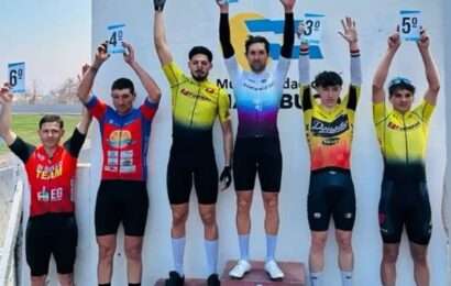 Maxi López se metió en el podio de los Elite en Chacabuco