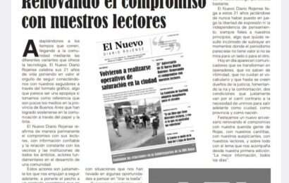 21° Aniversario de El Nuevo Diario Rojense: Renovando el compromiso con nuestros lectores