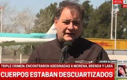 Alonso afirmó que las jóvenes de La Matanza fueron engañadas por una organización narco para matarlas 