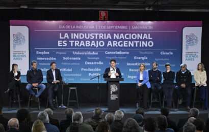 Kicillof: “Hay un futuro mejor para la provincia y el país: es con producción y con industria” 