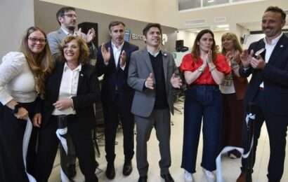 Kicillof inauguró la nueva sucursal del Banco Provincia en el parque industrial 