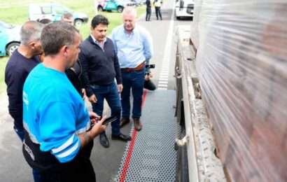 Rutas provinciales: se retiraron 3.500 toneladas de sobrepeso en lo que va de 2025 