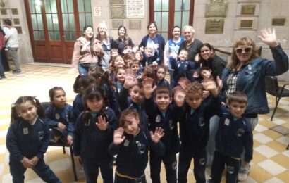 Alumnos del Jardín del San José realizaron un trabajo en la Plaza San Martín