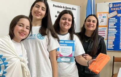 Mora Fauda, presidenta de Interact, con el interesante proyecto para el refugio canino