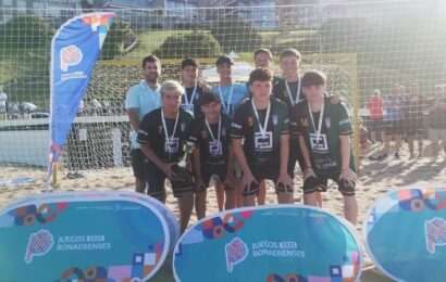 Otra cuatro medallas para Rojas: El Fútbol Playa es oro