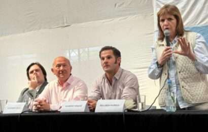 No se puso colorada: Bullrich se adjudicó una obra de Kicillof contra inundaciones No se puso colorada: Bullrich se adjudicó una obra de Kicillof contra inundaciones