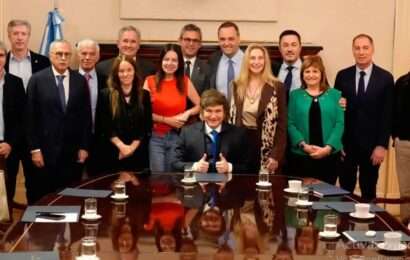 Javier Milei encabeza el acto de las FF.AA. y se reúne con el canciller de Israel 