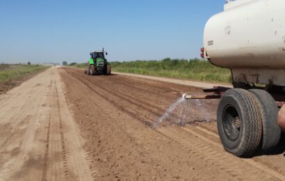 Se realizó un ensayo vial en un tramo de la Ruta 45 para mejorar su transitabilidad Se realizó un ensayo vial en un tramo de la Ruta 45 para mejorar su transitabilidad