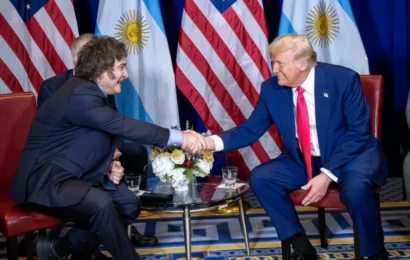 Milei le abrió la puerta argentina a Trum Milei le abrió la puerta argentina a Trum