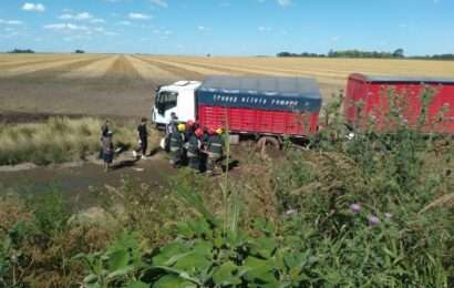 Chocaron dos camiones en la Ruta Provincial 31