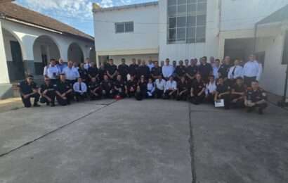 Bomberos de Rojas y Rafael Obligado rindieron examen final en Vedia