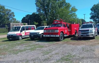Comienza el encuentro regional de Bomberos en Rafael Obligado