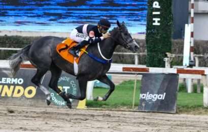 Emiliano Calvente cerró un triplete el sábado en Palermo Emiliano Calvente cerró un triplete el sábado en Palermo