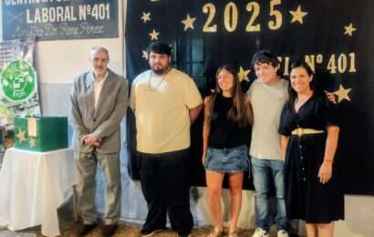 Todos los egresados 2025 del Centro de Formación Laboral Nro. 401