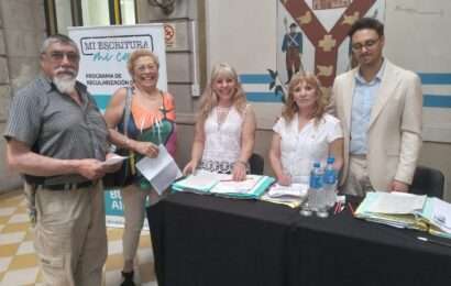 Se desarrolló una nueva jornada de firma de escrituras en el Municipio de Rojas