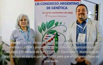 La rojense María Victoria García encabezó la Comisión Organizadora del 53º Congreso Argentino de Genética
