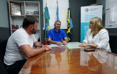 La Plata: Roman Bouvier y Erica Revilla mantuvieron reuniones con funcionarios
