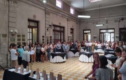 Se concretó el brindis municipal de fin de año