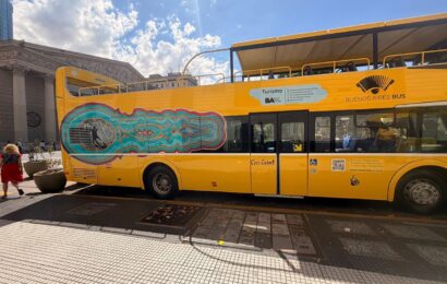 Las obras de Cecilia Calvet recorren las calles porteñas