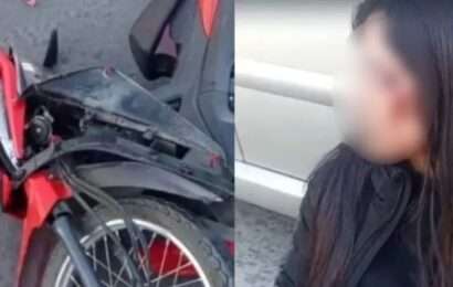 Iba a trabajar, le dispararon para robarle la moto y se salvó de milagro porque aceleró 