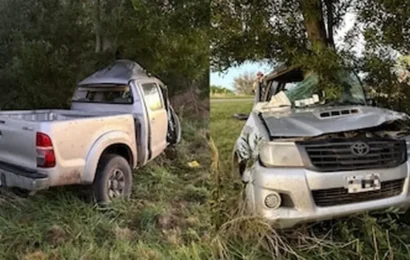 Tragedia en Madariaga; un joven y un bebé murieron al estrellarse contra un árbol