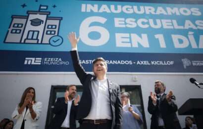 Kicillof inauguró seis edificios educativos en un día 