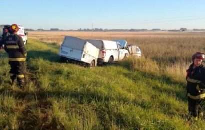 Tres muertos tras un violento choque de frente en la ruta 33, cerca de Guaminí 