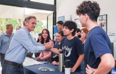 Katopodis recorrió obras en la Universidad Nacional Guillermo Brown 