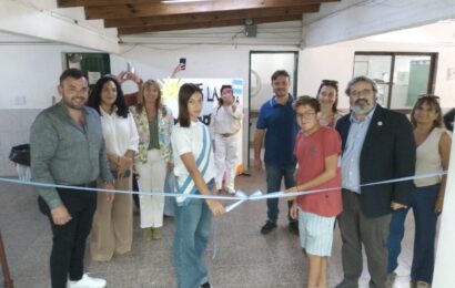 Inició el ciclo lectivo del nivel secundario y fueron inauguradas las obras en la Escuela Nro. 3