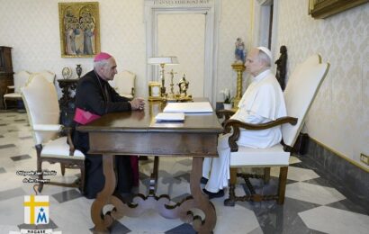 El Monseñor Santiago se reunió con el papa León XIV en el Vaticano El Monseñor Santiago se reunió con el papa León XIV en el Vaticano
