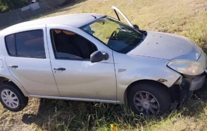 Persecución de película en la Ruta 205: roban un auto con un hacha en Lobos y terminan estrellados en Cañuelas 