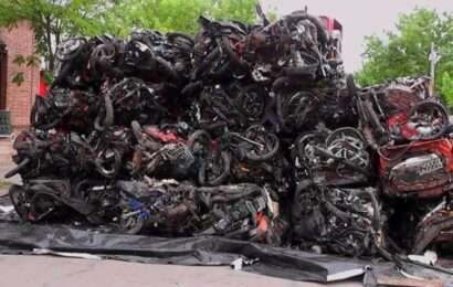 El Municipio evalúa la posibilidad de compactar las motos secuestradas