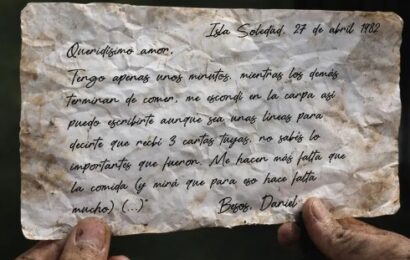 Bahía Blanca: presentan fragmentos de cartas de amor de la guerra de Malvinas 