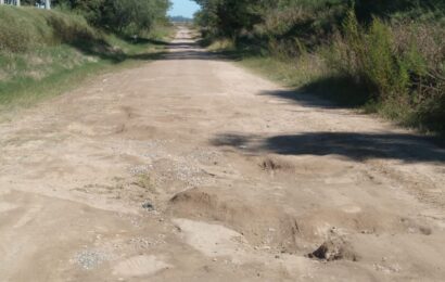 Preocupación por el estado del camino al puente Mataderos.