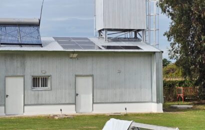A través de la energía renovable el CEPT Nro. volvió a trabajar en la sala de elaboración