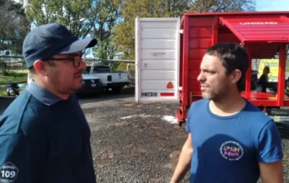 Lucas Laborde y Leonel Daletto siguen al frente del cuerpo de Bomberos