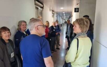 En el Hospital recibieron a los intercambistas estadounidenses