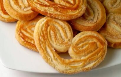 Palmeritas exprés: la receta fácil y con pocos ingredientes ideal para el mate o el café 