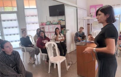 Hubo charla en Carabelas: Alimentación saludable desde la infancia
