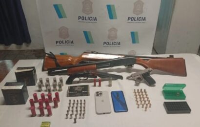 José C. Paz: un menor se filmó con una escopeta, lo identificaron y encontraron un arsenal en su casa 