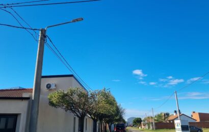 Comenzó el recambio de luminarias en barrio COVENDIAR II